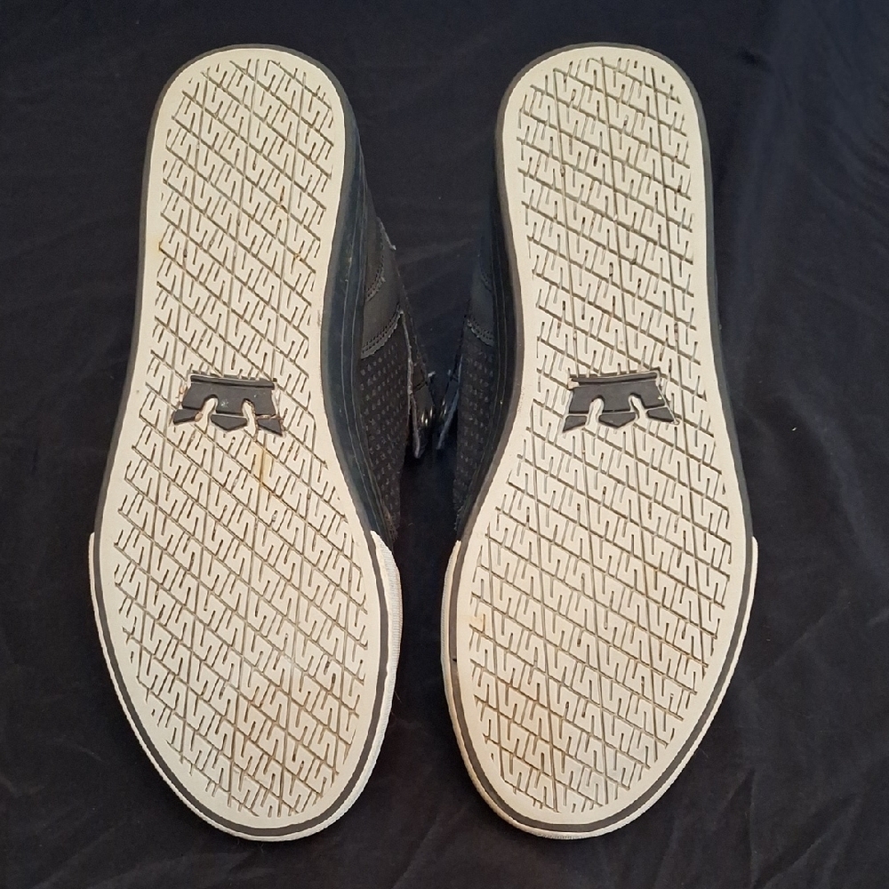 Supra Men's Gray and Black High-Top Sneakers - Picture 5 of 5